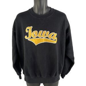 Vintage Mens Soffe Iowa Hawkeyes Crewneck Sweatshirt Size XL Cotton Polyester